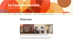 Desktop Screenshot of lacasa-restaurant.co.uk